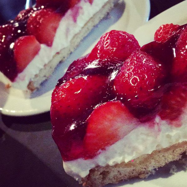 Erdbeerkuchen